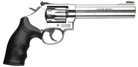 S&W 617 22LR 6" AS 10-SHOT STAINLESS STEEL RUBBER - for sale