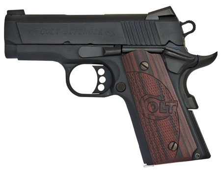 COLT DEFENDER 45ACP 3" 7RD ANODIZE BLUED G10 GRIPS - for sale