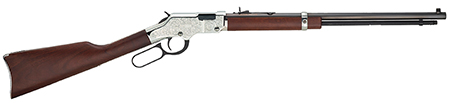 HENRY SILVER EAGLE 17HMR 20" OCTAGON WALNUT ENGRAVED - for sale