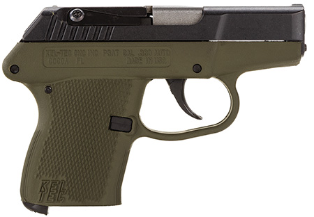 KEL-TEC P-32 32ACP DA FS 7SH BLUED/GREEN GRIP - for sale