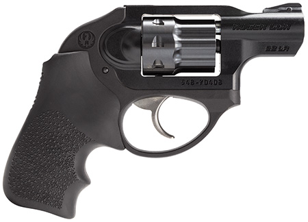 RUGER LCR 22LR 1.875" FS 8-SHOT BLUED HOGUE TAMER GRIP - for sale