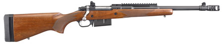 RUGER M77-GS GUNSITE SCOUT RIFLE 450 BUSHMASTER WALNUT - for sale