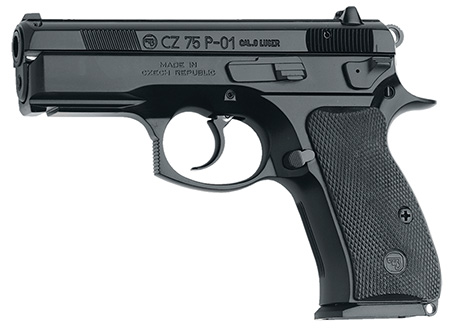CZ 75 P-01 9MM FS 10-SHOT DECOCKER BLACK POLYCOAT - for sale