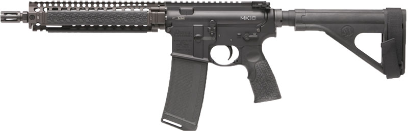 DANIEL DEF PISTOL MK18 W/BRACE 5.56X45 10.3" 32RD BLK/FDE - for sale