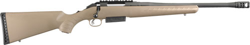 RUGER AMERICAN RANCH FDE 450 BUSHMASTER 16.12" THREADE< - for sale