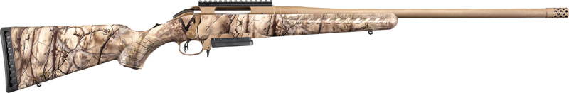 RUGER AMERICAN 243 WIN 22" CERAKOTE BRONZE CAMO < - for sale