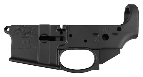 ANDERSON AR-15 STRIPPED LOWER RECEIVER CLOSED ALUMINUM BLK< - for sale